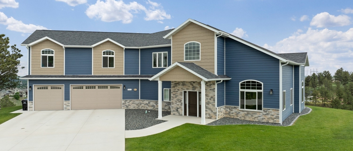 Image of custom home built by Rangel Construction