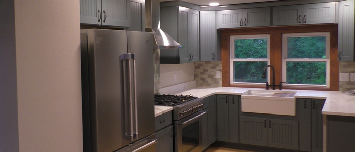 Image of kitchen in custom home built by Rangel Construction